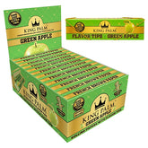 KING PALM FRENCH BROWN ROLLING PAPERS KING SIZE | 32 LEAVES & 16 FLAVORED TIPS